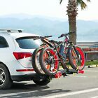 2 E-bike Foldable Hitch Mount Rack With Led Light   Ramp And Lock Fits Fat Tire
