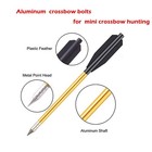 50pcs Aluminium Crossbow Bolts Arrows 6 5  For 50 80 Lb Pistol Crossbow Archery