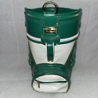Macgregor Leather Golf Bag Trash garbage Can-heavy Duty Nice-clubhouse  Man Cave