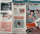 Antique Travel Brochure Chateau Charles Highway Hotel Lake Charles Louisiana
