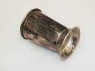 Beautiful Judaica Kabalistic Cup Silver Plated With Hebrew Writing  Amulet 