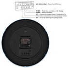 Time Teaching Clock 12 Inch Silent Wall Clock For Kids Learning Time  Silent    
