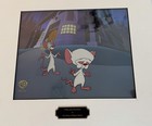 Wb Pinky   The Brain Original Production Art Cel   Hand Painted Prod Background