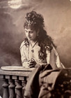 Sarony Cabinet Photo Actress Adelaide Neilson As Juliet On Stage Balcony Moon