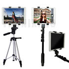 Tablet Tripod Mount Clamp Holder Bracket 1 4   thread Adapter For 7-12  Ipad Tab