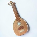 Handcrafted Small 5-string Oud Instrument   Mini Moroccan Oud   Traditional Wood