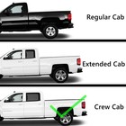7 Inch Texture Black Heavy Duty Running Board Compatible For 2007-2018 Chevy