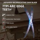 Ezarc Japanese Teeth Reciprocating Saw Blade 15 Inch  Arc Edge Wood Pruning Saw