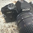 Vintage Ricoh Xr7 35mm Slr Film Camera With Albinar-adg Mc Auto Zoom Lense Read