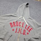Under Armour Roots Of Fight Bruce Lee Jkd Hoodie Mens Medium Gray Zip Sweatshirt