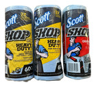 3 Pk Scott Shop Towels - 2 Heavy Duty X 60 Count   1 Original 55 Count