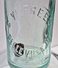 Very Earley G w  Frees  bim  Soda Bottle From Belleville  Illinois
