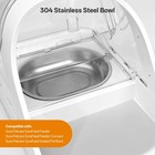 Auto Cat Feeder Stainless Bowl  Keeps Food Fresh   Reduces Odor  2 Bowls mat