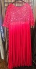 Plus Size Red Sequin Evening Gown   Formal Dress   Ballgown