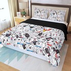 Disney 101 Dalmatians Print Duvet Cover Set  3pcs  Quilt Cover   Pillowcase