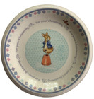 Peter Rabbit Child Christening Plate Wedgwood Beatrix Potter Religious Keepsake