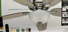 Hunter Channing 54 In  Express Indoor Brushed Nickel Ceiling Fan Remote  light