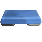 The Step Original Aerobic Platform With 2 Original Risers Made In Usa Blue gray