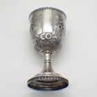 Presentation Goblet Coin Silver Floral Decorations