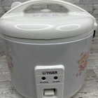 Tiger Japan Jnp-1500 8-cup Rice Cooker   Warmer Floral White Look  