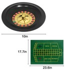 Roulette Wheel Game Set Casino Game Set With 60 Chips game Table Mat roulette   
