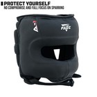 Leather Boxing Headgear Mma Muay Thai Sparring Head Guard L xl Fadi 2 Pack Black