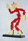 Vintage 1930s Reddy Kilowatt Advertising Sign Desktop Plastic  Celluloid