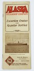 1925 Alaska Steamship Company Brochure Excursion Cruises And Regular Service 1