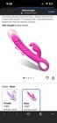 Thrusting Dildo Vibrator Sex Toys Women Adult  G Spot Licking 10 Mode And Speed