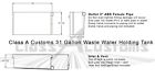 Waste Tank 31 Gallon Rv Black Water Gray Holding Trailer Sewer   Wtcd-3161