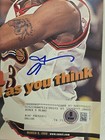 Allen Iverson Signed Sports Illustrated 3 9 98 Sixers Basketball Beckett Auto