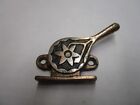 Antique   Vintage Victorian Banjo Style Window Sash Lock latch  Original Finish