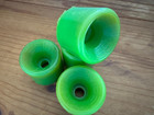 Vintage Nos Sims Mini Comp Green Skateboard Wheels 1970s