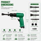 Pneumatic Air Chisel Kit 4500 Bpm Air Hammer Tool Industrial Sheet Metal