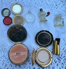Antique Victorian Make-up   Perfume Bottles - Balenciaga  - France - England Etc