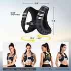 Pacearth Weighted Vest 6lb 8lb 10lb 12lb 16lb 20lb 25lb 30lb Weight Vest With   