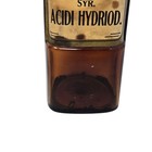 Antique Medical Apothecary Pharmacy Amber Glass Aether Bottle With Stopper Read