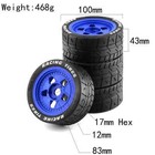 100x43mm Tire Tyre 17mm Wheel Hex For Arrma 1 7 Infraction Felony Limitlessex07