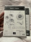 New Simply Zinnia Stamp Set  163472    Dies  163479  Stampin Up Flower