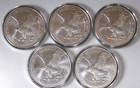 Lot Of 5 -       2026 American Sliver Eagle 0 999 Fine      Ships Now 