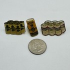 Vintage Grouping Breweriana Enamel Lapel Pins - Budweiser - Coors - Schlitz