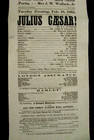 Civil War Racial Segregation Boston Theatre Broadside 1862