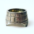 Antique Russian Imperial Salt Cellar Silver 84