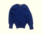 1950s 1960s True Vtg Knitting Mills Rugby Blank All Wool Crewneck Sweater Sz L