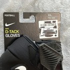 Nike D-tack Gloves 2xl Black Football Lineman Sticky Grip Hydragrip Xxl New Mens