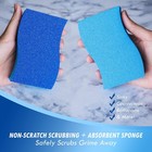 Elitra Home Heavy Duty Scrubber Sponge With Smell Resistant Hydrophilic Foam