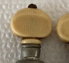  2  Vintage Planet Banjo Tuners Ivoroid Buttons  l  k 