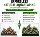 Dragon Stone Aquascaping Rocks  1 Lb  2-4    Aquarium Stone Set