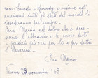 Rare-re jfk-personal Letter From Italy To Us-day After His Assasination-must See