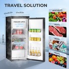 95qt   90l Car Fridge Freezer Portable Refrigerator Camping Truck App Control
